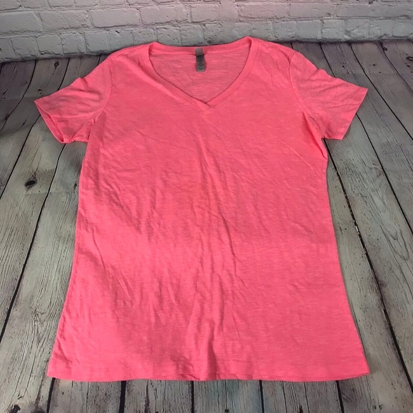 Next Level Pink Top Short Sleeve T Shirt-Set of 4 - Picture 3 of 7